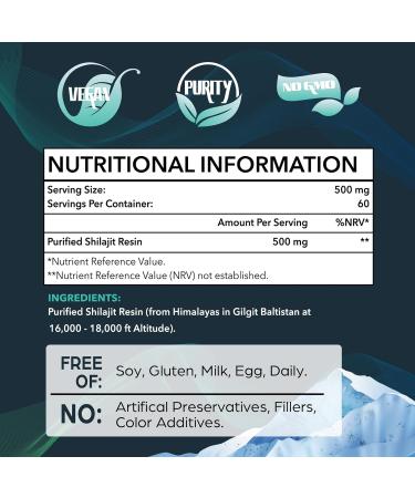 Gozitepe Shilajit High Potency Purified Himalayan Shilajit Resin with Fulvic Minerals & Humic Acids Vegan 1 Pack 1 Piece Pack of 1 - Buy Online on GoSupps.com