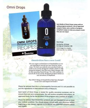 Omnitrition Omni Drop Program Bundle - FAB4: Omni Drops Diet Drops with Vitamin B12 + Omni IV + Glucosamine + Nite Lite Fiber n Mor - Buy Online on GoSupps.com