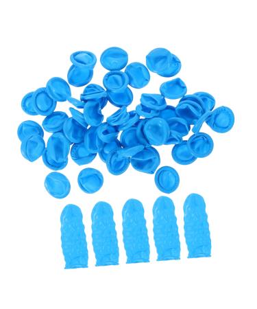 100pcs Nitrile Finger Cots Finger Protective Tool Protective Finger Coats Finger Supplies Finger Protection Sleeves Protecting Sleeve Joint Protection Sleeves Portable Finger Cover
