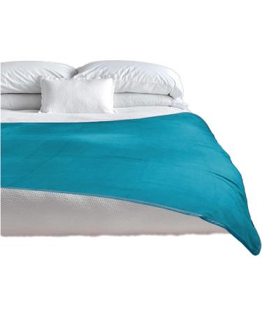 Waterproof Jumbo Blanket 80x60 - Purple/Blue, UltraSoft, Leakproof Bed & Furniture Protector for Adults and Pets - EZ Wash/Dry Reversible Design - Buy Online on GoSupps.com