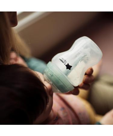 Tommee Tippee Advanced Anti-Colic Baby Bottle Teats Fast Flow 6+ Months Breast-Like for a Natural Latch Anti-colic Valve Soft Silicone Pack of 2 - Buy Online on GoSupps.com