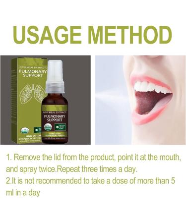 NUANYOYO Fivfivgo Natural Lung Support Spray - Herbal Cleansing Formula | Promotes Lung Strength - Pack of 3 - Buy Online on GoSupps.com
