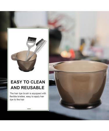 minkissy 1 Set Mixing Bowls Hair Color Brush Hair Dye Mixing Bowl Hair Dyeing Mixing Bowl Hair Coloring Bowl Hair Dye Brush Hair Dyeing Bowl Tool Kit Hair Dye Bowl Plastic Double Sided Hat - Buy Online on GoSupps.com