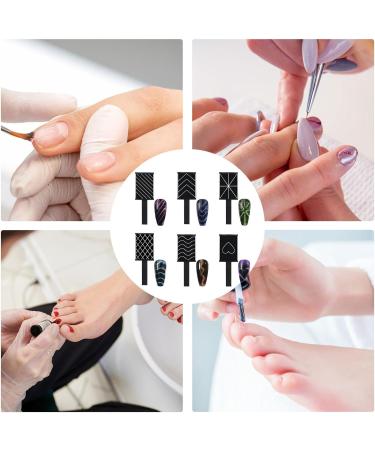 Generic Nail Magnet Set - Manicure Nail Tool Set | Portable Cat Eye Gel Nail Polish Magnet Wand for Beginners Girls Women Manicurists - Buy Online on GoSupps.com