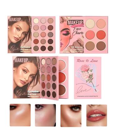 Eyeshadow Palette | Bookstyle Blush Makeup Kit 21 Colors | Full Face Makeup Palette - For Women Girls and Enthusiasts Daily Use Wedding Party &