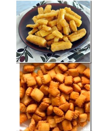 Two Different Types Of Delicious Indian Traditional Sweets Raksha Bandhan Marriage Diwali Holi Festivals (2 375g Each) (Sugar Coated Shakkar Para & Shakkar Para Without Sugar Coated) - Buy Online on GoSupps.com