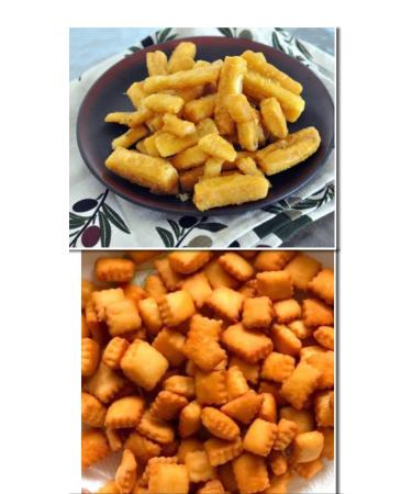 Two Different Types Of Delicious Indian Traditional Sweets(Gur Shakkar Para & Shakkar Para Without Sugar Coated) Raksha Bandhan Marriage Diwali Holi Festivals (2 375g Each)