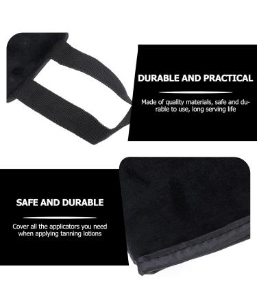 Didiseaon Kit de 3 Mitaines Anti-Humidit sans Doigts Noir Double Face Bande de Traction Applicateur Autobronzant Visage et Dos Imperm able Flocage Doux pour Application Uniforme de - Buy Online on GoSupps.com