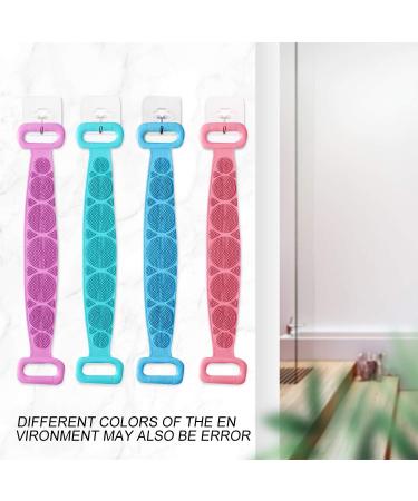 Silicone Back Scrubber Shower Set - Exfoliating Loofah Body Scrubber for Deep Cleanse | Double Sided Back Scrubber for Shower - Buy Online on GoSupps.com