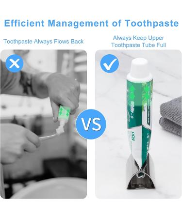 Stainless Steel Toothpaste Squeezer Set, Large Size - Pack of 2 | Easy-Tube Rolling Design, Kid-Friendly - Buy Online on GoSupps.com