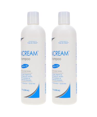 Vanicream Shampoo for Sensitive Skin 12 oz (Pack of 2) - Gentle Formula for Sensitive Skin - 12 Fl Oz x 2 - Buy Online on GoSupps.com
