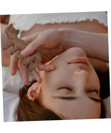 Beavorty Wide Tooth Sandalwood Comb - Creative Massage Tool for Scalp & Hair Care | International Shipping Available - Buy Online on GoSupps.com