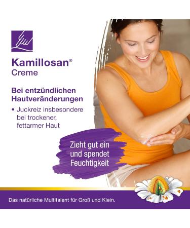 Kamillosan Cream 100g - Anti-Inflammatory Wound Healing Cream for Neurodermatitis & Eczema Care - Buy Online on GoSupps.com