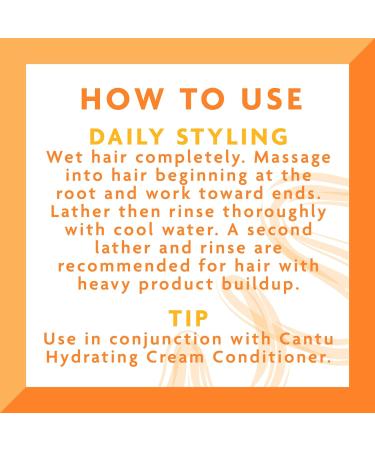 Cantu Cleansing Cream Shampoo 709g SALON SIZE Unscented - 1 Pack - Buy Online on GoSupps.com