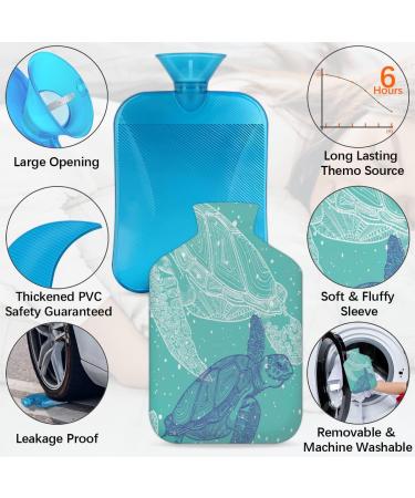 2L Ethnic Turtle Hot Water Bottle | Pain Relief & Cold/Heat Therapy | PVC Heating & Ice Cream Bags for Menstrual Cramps Feet & Hand Warmer - Buy Online on GoSupps.com