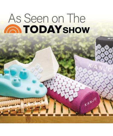 Kanjo Acupressure Seat Cushion - Memory Foam Coccyx Seat Cushion for Spinal, Hip & Tailbone Pain Relief - FSA & HSA Eligible - Buy Online on GoSupps.com