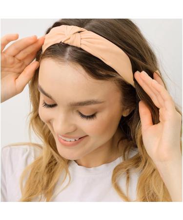 4-Piece Boho Knot Headbands for Women | Elastic Hair Ties & Fashionable Hair Accessories - Set A - Buy Online on GoSupps.com