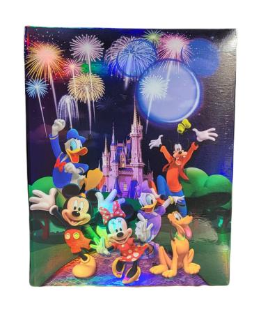 Mickey Mouse Castle Sweet Memories Picture Photo Album 4"X 6" Holds 200 Photos.
