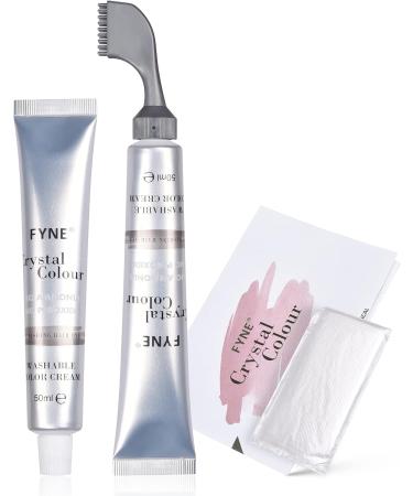 FYNE Crystal Colour Grey Light Clear Quartz - Semi Permanent Hair Dye with Built-in Conditioner for Women - Buy Online on GoSupps.com