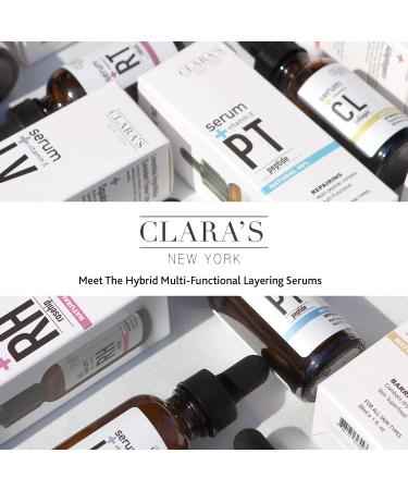 CLARA'S NEW YORK Hyaluronic Acid Facial Serum 30ml with Vitamin E - Lasting Hydration, Made in USA - Buy Online on GoSupps.com