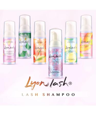 Lyon Lash Eyelash Extension Shampoo - Gentle Oil-Free Foam Cleanser Kit (60ml) | Paraben & Sulfate Free | Makeup Remover for Salon & Home Use - Buy Online on GoSupps.com