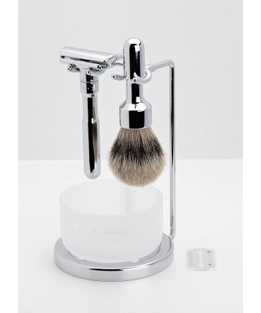 Merkur Futur 4-Piece Shaving Set - Polished Finish MK-751001 | Premium International Shipping - Buy Online on GoSupps.com