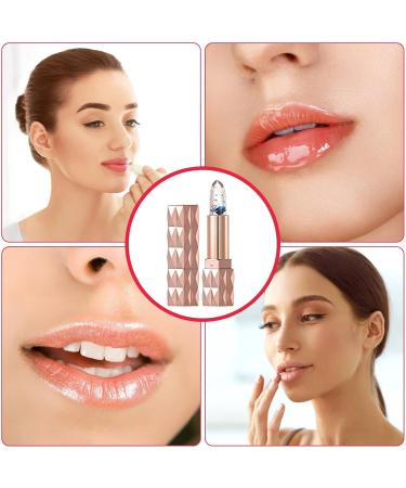  Tsuchiya Clear lipstick with a flower inside | Crystal jelly lipstick with color and a flower inside clear lipstick nourishing and moisturizing balm - Buy Online on GoSupps.com