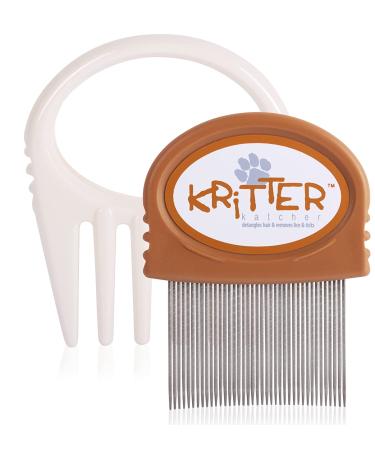 Kritter Katcher Flea & Tick Grooming Comb: Effective Pet Care Tool - Buy Online on GoSupps.com
