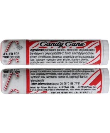 Candy Cane Chapstick Lip Balm - 6 Pack - Buy Online on GoSupps.com