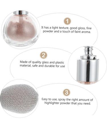 DOITOOL Highlighter Sprayer Bottle Glitter Makeup Women Dust Powder Shimmer Pink Girls Spray for Sparkle Bottle Tool As Shown 1 7.5x6cm - Buy Online on GoSupps.com
