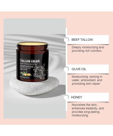  BONK Organic skincare cream with beef tallow - 120 g - Organic moisturizing cream for face and body - Hydrates and nourishes the skin (1) - Buy Online on GoSupps.com