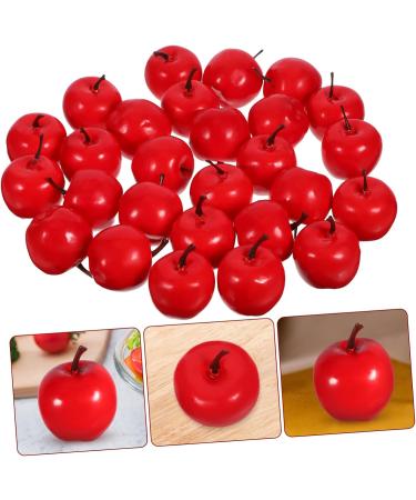 ABOOFAN 60 Pcs Artificial Apple Fruit Model Prop Decoraciones Para Salas De Play Food Apples Model Food Toy Faux Apples Emulated Fruit Model Wedding Decor Accessories Window Foam - Buy Online on GoSupps.com