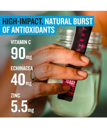 PROTEKT Liquid Immune Support Supplement - Liquid Drink Mix Immunity Supplement Immune Boosters for Adults Sugar-Free with Vitamin C and Zinc Immunity Support - Mixed Berry 10ct Mixed Berry 0.4 Fl Oz (Pack of 10) - Buy Online on GoSupps.com