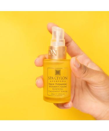 SPA CEYLON True Turmeric Vitamin C Glow Serum | Organic Overnight Repair for Acne & Dull Skin - Buy Online on GoSupps.com