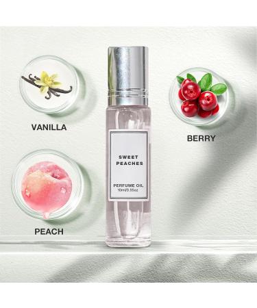 Women Pheromone Perfume Sweet Original Scent Roll-On Flavor Perfume Oil Portable 30ml (Peach Vanilla) - Buy Online on GoSupps.com