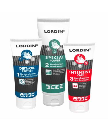 LORDIN hand care set 3-piece - skin care intensive care skin cleansing special power skin protection