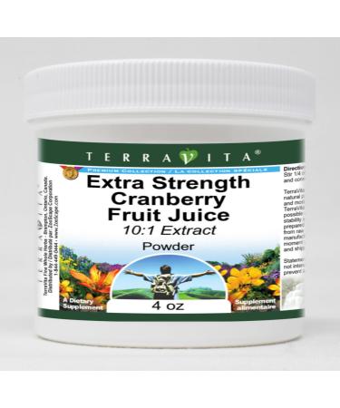 Extra Strength Cranberry Fruit Juice 10:1 Extract Powder (4 oz ZIN: 512973) - 3 Pack