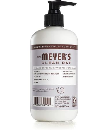 Mrs. Meyer's Lavender Hand Lotion - Non-Greasy Moisturizer for Dry Hands, 12 oz - Buy Online on GoSupps.com