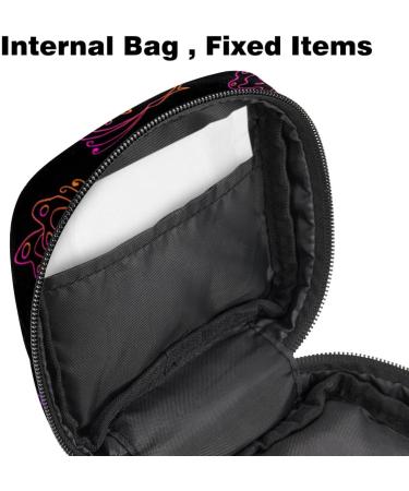 Shop Javenproeqt Portable Women's Binding Bags - Menstrual Cup & Tampon Insert Bag for Teen Girls | Butterfly Motif Multicolored Design - Buy Online on GoSupps.com