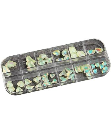 12 Grids Fashion Crystal Nail Art Jewelry Charms Crystal 3D Rhinestones DIY Nail Rhinestones Nail Decoration Nail Art Supplies Crystal Stones Crystal Nail Art Nail Art Jewels - Buy Online on GoSupps.com