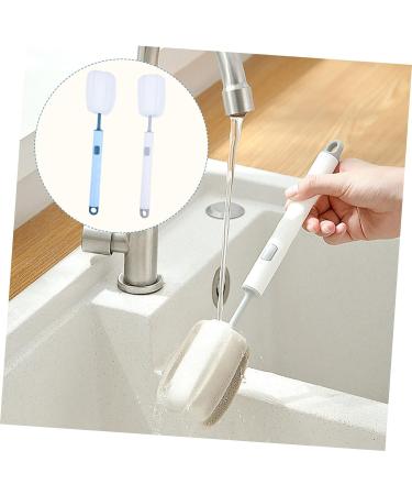 Zerodeko 2pcs Brush Multipurpose Cleaner Flask Sponge Cup Cleaner Coffee Glasses Neck Bottle Cleaning Tools Sponge Bottle Cleaner Blue Bottle Foam Cup Plastic Baby Feeding Bottle - Buy Online on GoSupps.com