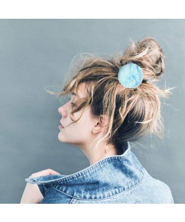 Lurrose Pompom Hair Ties - Cute Plush Ball Ponytail Holder | Fluffy Elastic Hair Bands for Girls | International Shipping - Buy Online on GoSupps.com