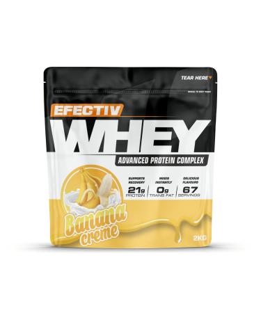 Efectiv Sports Nutrition 2Kg Banana Creme Whey Shake by Efectiv Sports Nutrition