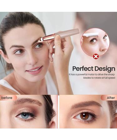 Vinmall Electric Eyebrow Trimmer for Women - Painless Hair Removal with LED Light - Buy Online on GoSupps.com
