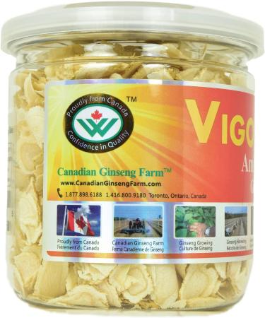 Vigorwell Premium 4-Year Large American Ginseng Slice (80G/2.8OZ X 12 Bottles)-Value Pack Save 26% - Buy Online on GoSupps.com