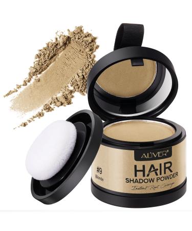 Spire hair medium blonde 4g approach powder hair thickener hair concealer for hair sealing for women and men hide wind and waterproof to base (medium blonde)