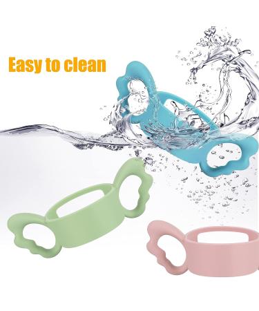 4 Pieces Kids Silicone Bottle Handles - Wide-Neck Baby Bottle Handle for Small Hands - Buy Online on GoSupps.com