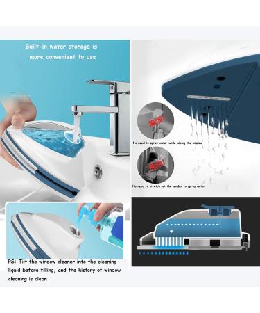 Window Cleaner Wipers Glass Cleaner Adjustable Magnet Force Wipe The Glass Artifact Household Double-Sided Wipe High-Rise Window Cleaning Artifact Glass Cleaning Wiper Cleaning - Buy Online on GoSupps.com