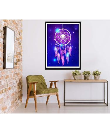 Rovepic Dreamcatcher Starry Sky 5D Diamond Painting Kit - Full Drill DIY Craft with Colorful Crystal Rhinestones for Home Decor - 12x16 Inch - Buy Online on GoSupps.com