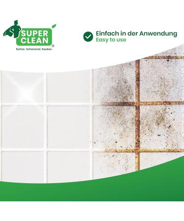 Super Clean Tile & Joint Cleaner 500ml | Eco-Friendly Solution for All Tile Types - Buy Online on GoSupps.com
